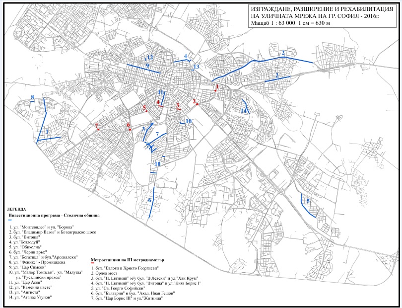 7 големи ремонта на софийската инфраструктура