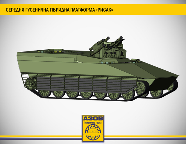 Батальонът "Азов" направи собствен танк