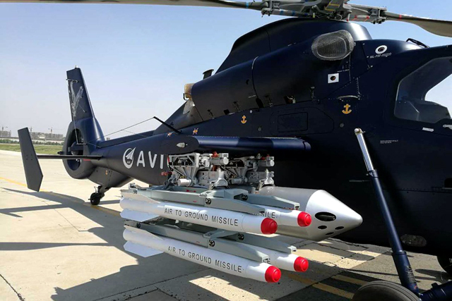 Китай показа нов боен хеликоптер