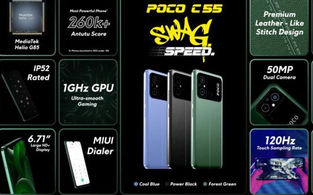 Xiaomi показа смартфона Poco C55 с цена 200 лв.