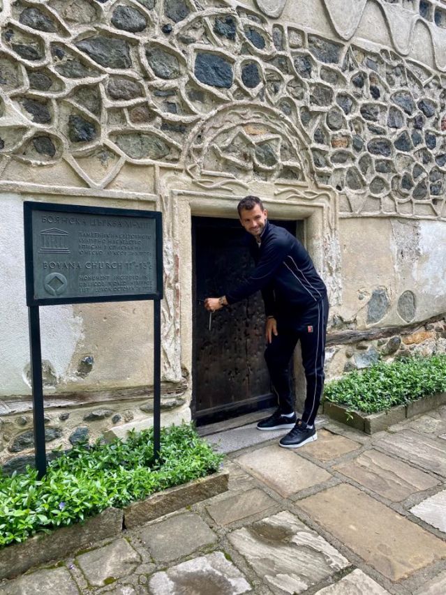 Григор Димитров посети Боянската църква
