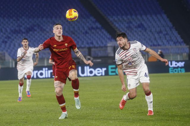  Рома взе трите точки против Каляри, желан дебют за португалец 