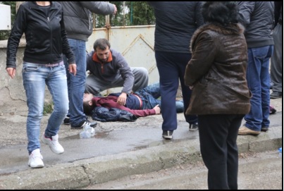 Двама задържани за убийство в центъра на Враца (Видео)