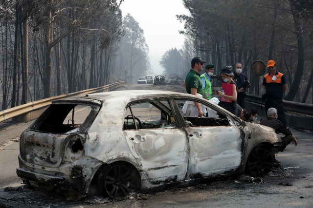 Огънят уби над 60 души в Португалия (СНИМКИ)