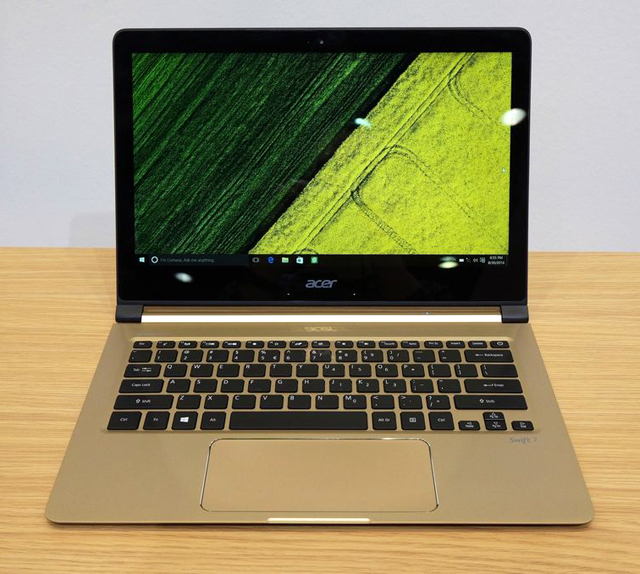 Acer Swift 7 е най-тънкият лаптоп в света