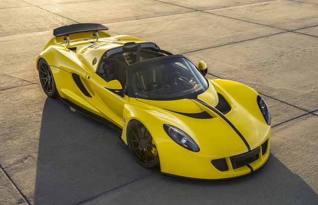 Venom GT Spyder счупил рекорда с повредена бензинова помпа