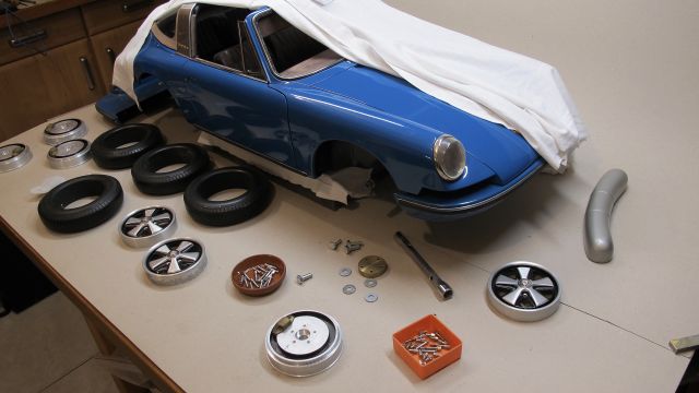 Този макет на Porsche 911 е направен преди повече от 50 години