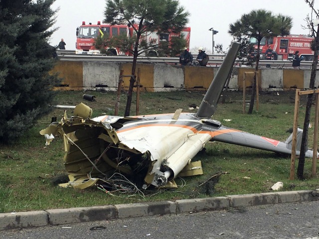 Катастрофата на турския хеликоптер в снимки