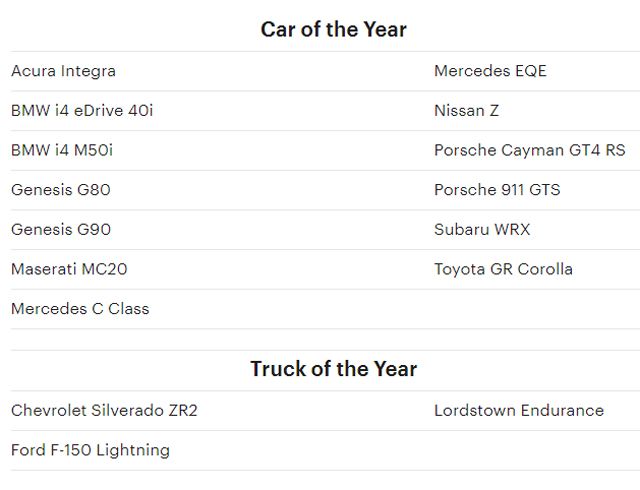 Това са претендентите за автомобил на годината в Америка