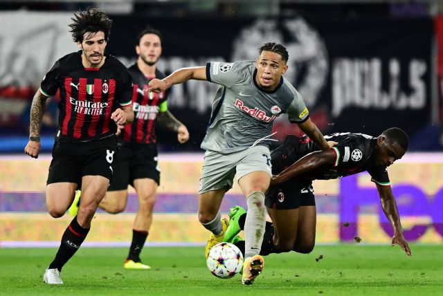 Милан стартира борбите в Шампионската лига с 1:1 против Ред Бул 