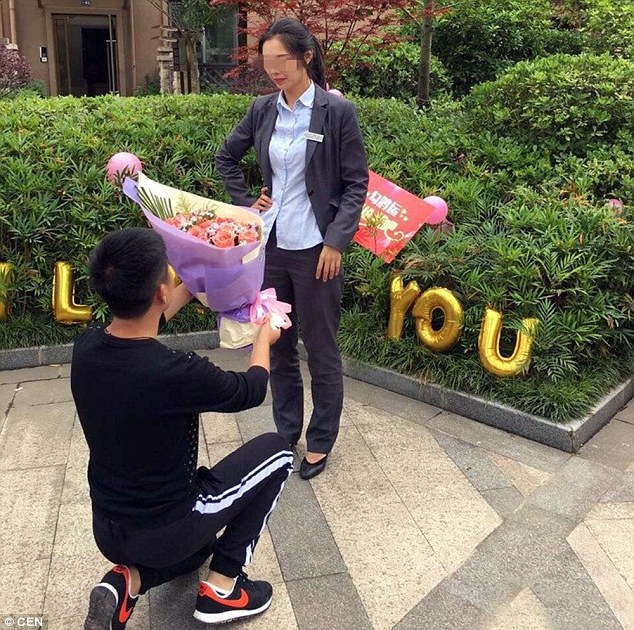 Впечатляващо предложение за брак се провали с гръм и трясък