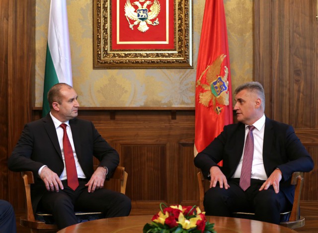Радев: България подкрепя евроинтеграцията на Черна гора