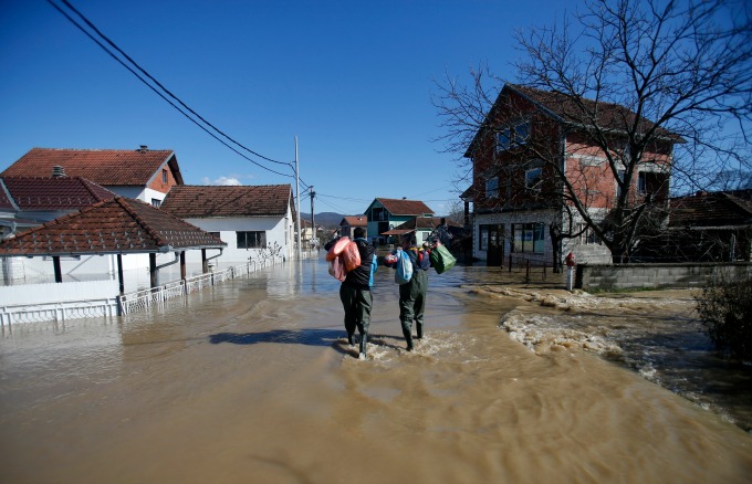 Сърбия под вода