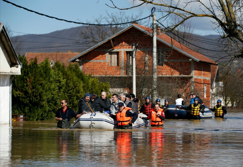 Сърбия под вода