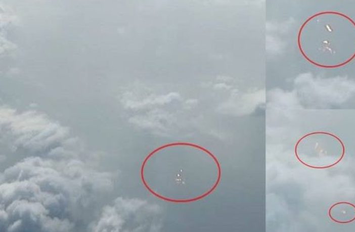 Нещо шокиращо бе заснето от самолет, прелитащ над град Сиан (ВИДЕО)