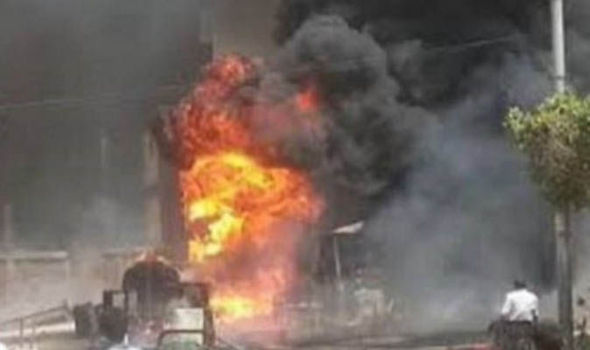 Унищожителен взрив в Кайро (снимки)
