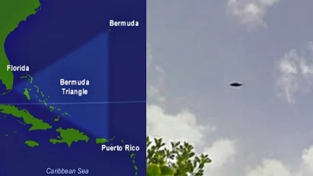 НЛО в центъра на Бермудския триъгълник (ВИДЕО)