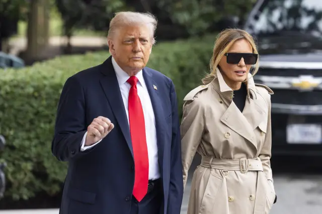 Облеклото на Мелания Тръмп при визитата ѝ във Великобритания обърка обществеността | ФАКТИ.БГ Облеклото на Мелания Тръмп при визитата ѝ във Великобритания обърка обществеността