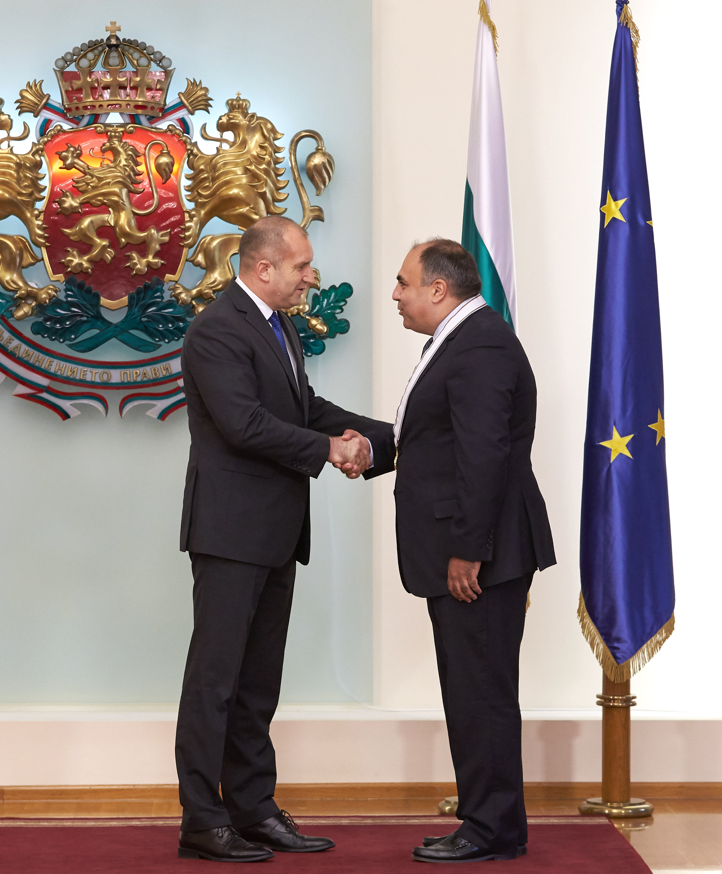 Президентът удостои кипърския посланик с "Мадарски конник" първа степен