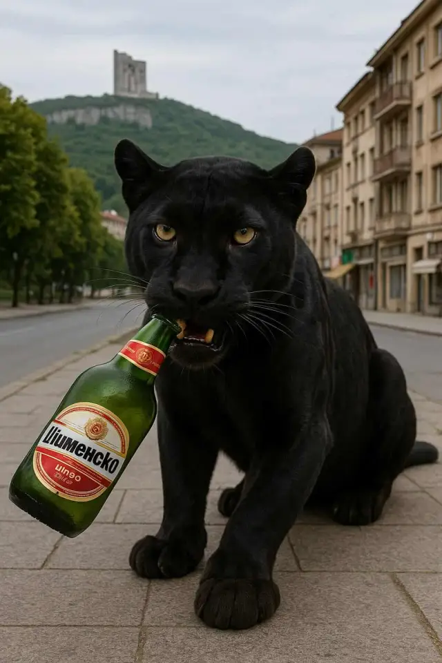 Черната пантера от Шумен въодушеви десетки колажи и мемета (СНИМКИ)