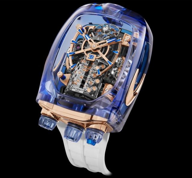 Bugatti показа часовник със син сапфир на стойност над 1 милион евро