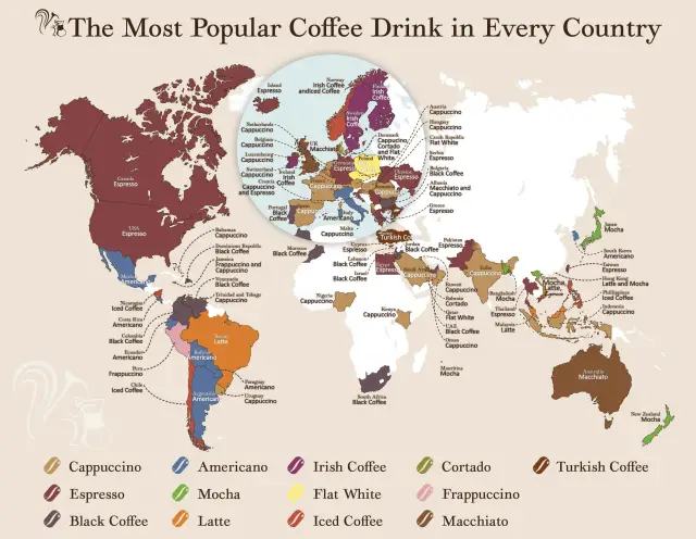 Самые популярные кофейные напитки в мире: Какой кофе любим пить в Болгарии? - 2