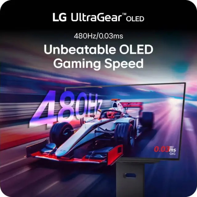 LG представи 480Hz OLED монитор