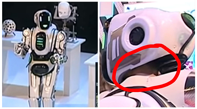 Руски супер робот се оказа човек в костюм