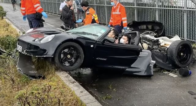 Шофьор и пътник се измъкнаха без наранявания след тази катастрофа (ВИДЕО)