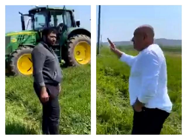Възпяха срещата на Борисов с тракториста в полето