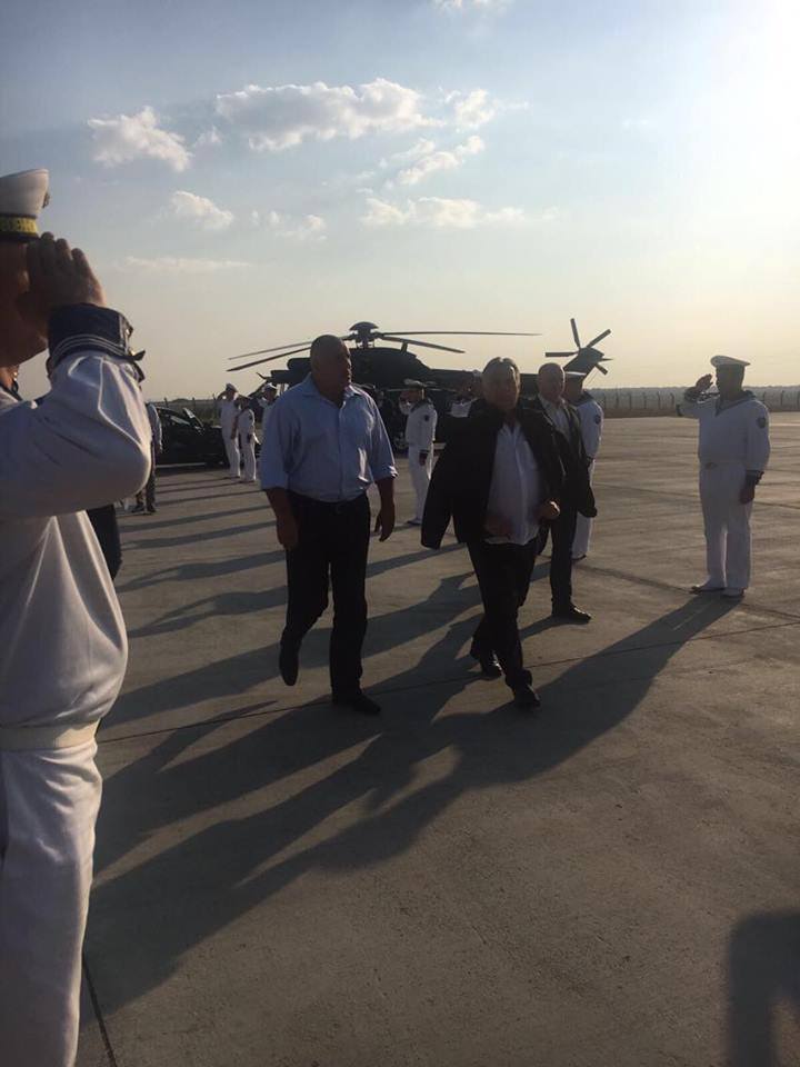 Вижте как Борисов и Орбан инспектираха границата