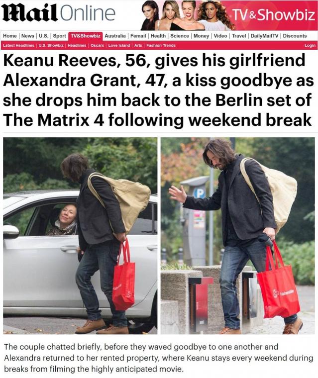  Папараци за пръв път уловиха Киану Рийвс и приятелката му в съкровен миг 