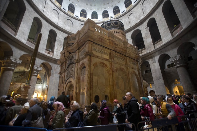 Божи гроб в Йерусалим беше открит след реставрация (СНИМКИ)