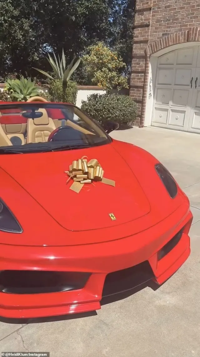 Хайди Клум подари Ferrari на сина си Хенри за 21-вия му рожден ден (ВИДЕО)