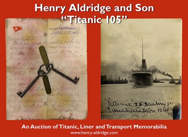 Писмо от „Титаник“ се продаде за рекордна сума