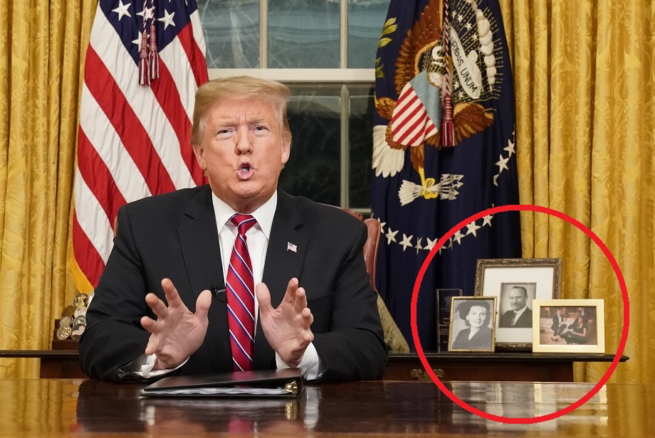 Тръмп постави мистериозни СНИМКИ в овалния кабинет. Кои са тези хора?