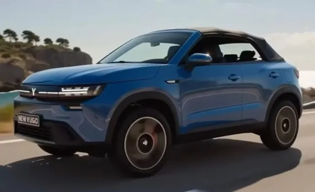 Възродената сръбска автомобилна марка Yugo показва кабриолет с четири врати
