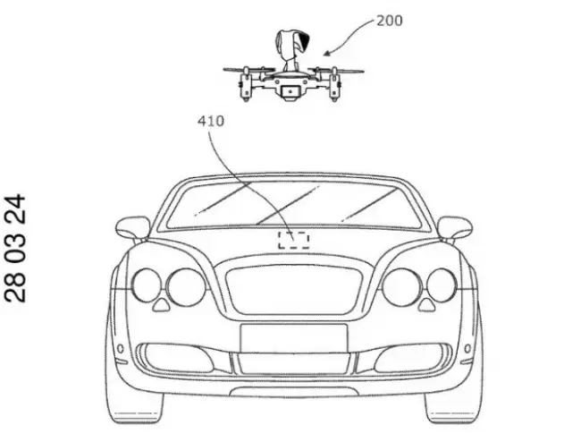 Bentley може да оборудва автомобилите си с дронове