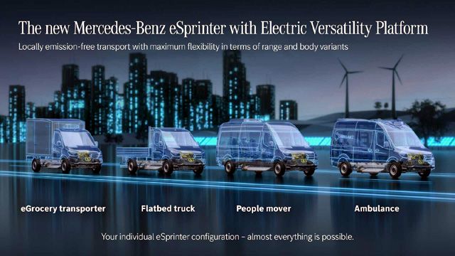 Mercedes-Benz разработва електрическа платформа за лекотоварни автомобили