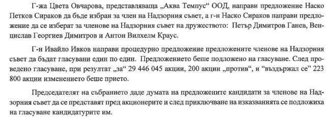 Интересно: Стана ясно как е избран НС на Левски, Сираков не е с пълна подкрепа, човекът на спонсора с най-много “против”