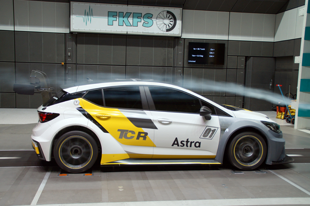 Аеродинамична ефективност при Opel Astra TCR