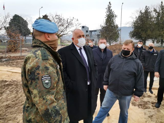 Борисов на инспекция в полигона Корен (ВИДЕО)