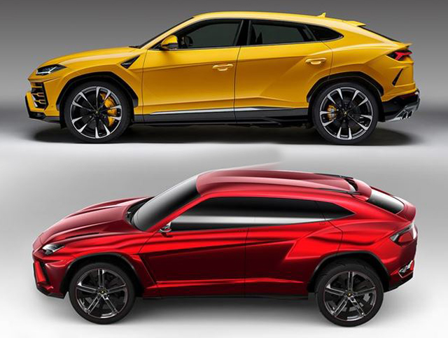 Lamborghini Urus - разлики между прототипа и серията