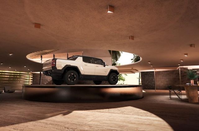 Вижте гаража на бъдещето (с асансьор и стъклен покрив) ВИДЕО