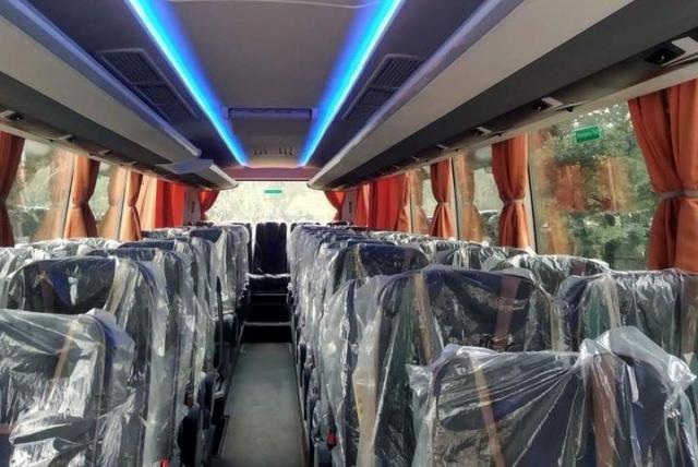 Новият автобус на ЦСКА пристигна в София