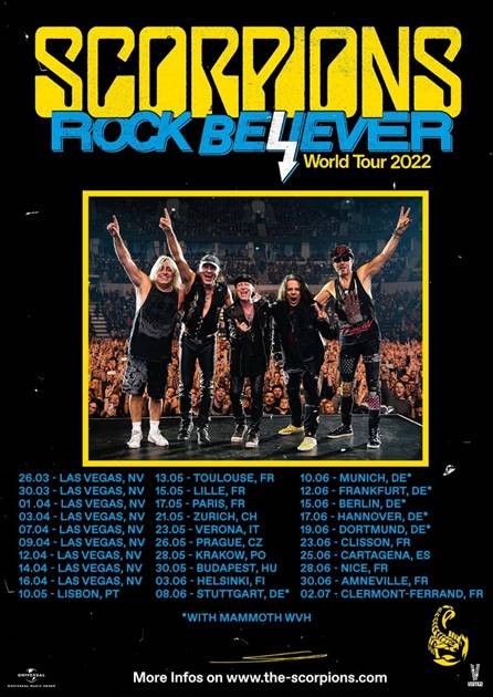  Scorpions с нов албум и международно турне през 2022г. - 2 