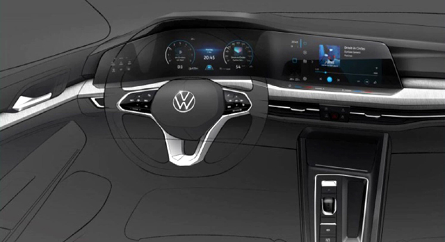 Volkswagen показа новия Golf отвътре