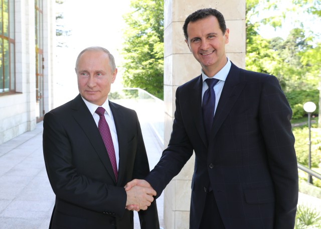 Путин се срещна с Асад - Май 2018