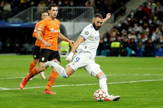  С два гола на Бензема Реал Мадрид победи Шахтьор в Шампионската лига 