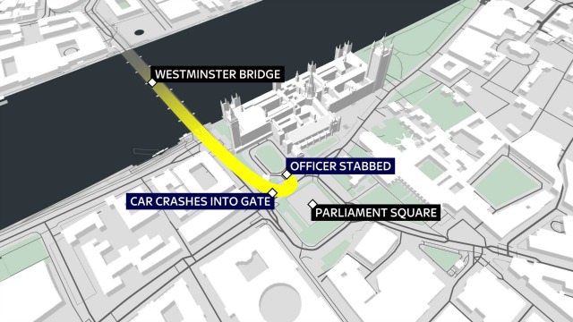 Прегазени хора, убит полицай и стрелба в Лондон